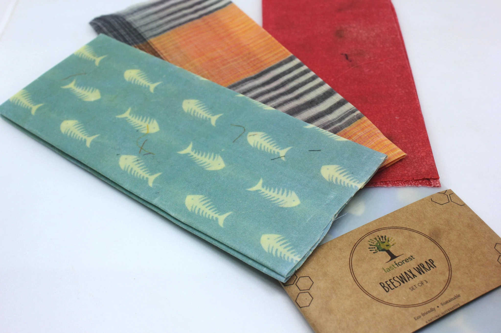 Beeswax Food Wrap (Set of 3)