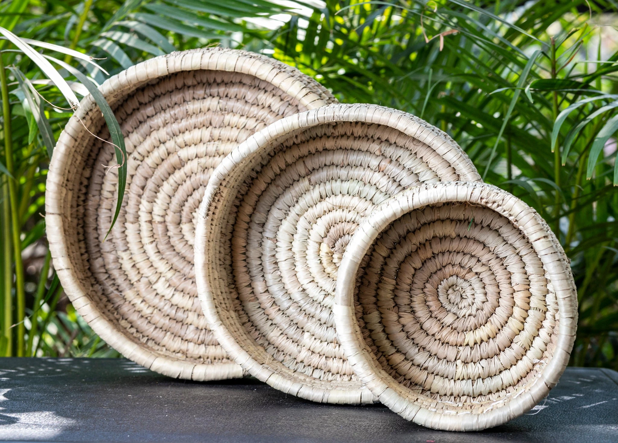Sabai Grass Round Basket (3 combo)