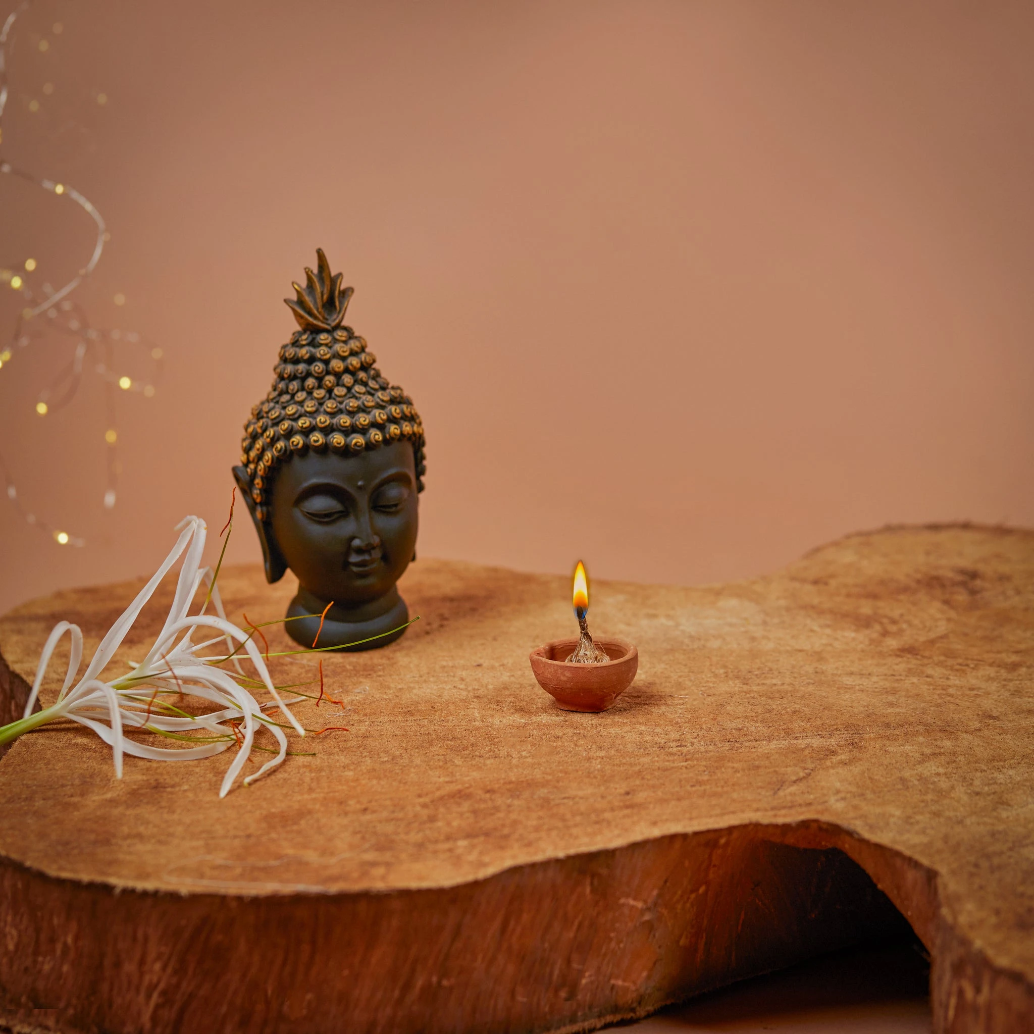 Banana Fibre Round Wicks (बाती) 30 pieces