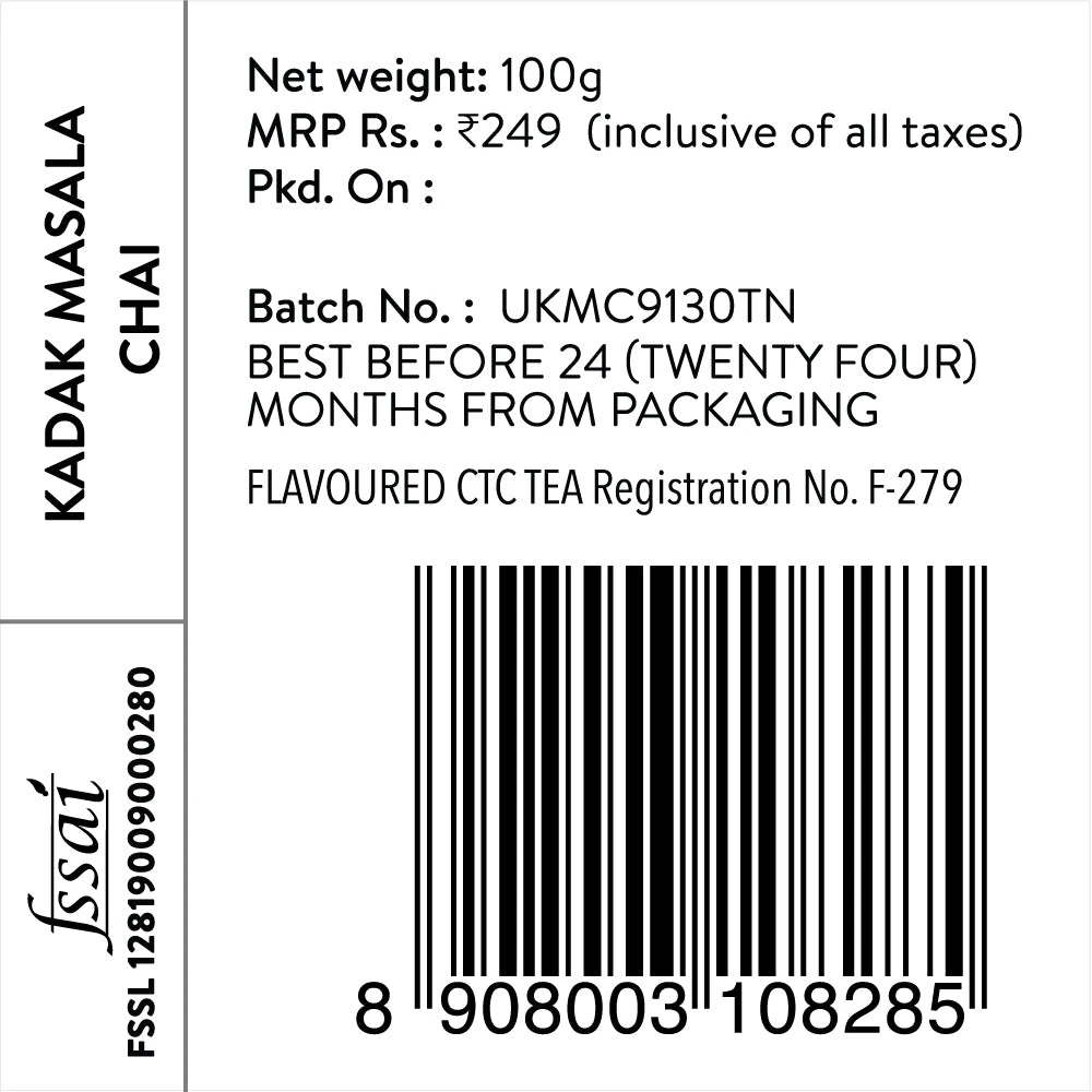KADAK MASALA CHAI