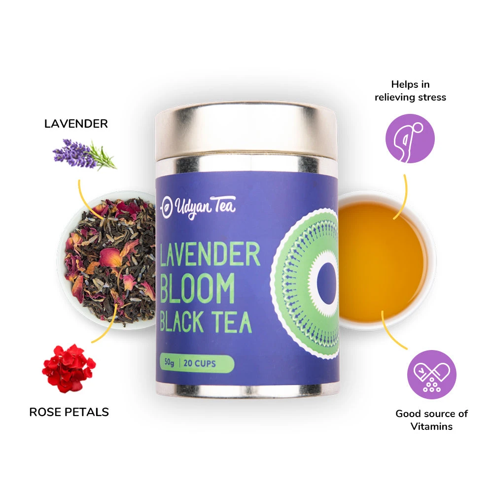 LAVENDER BLOOM BLACK TEA
