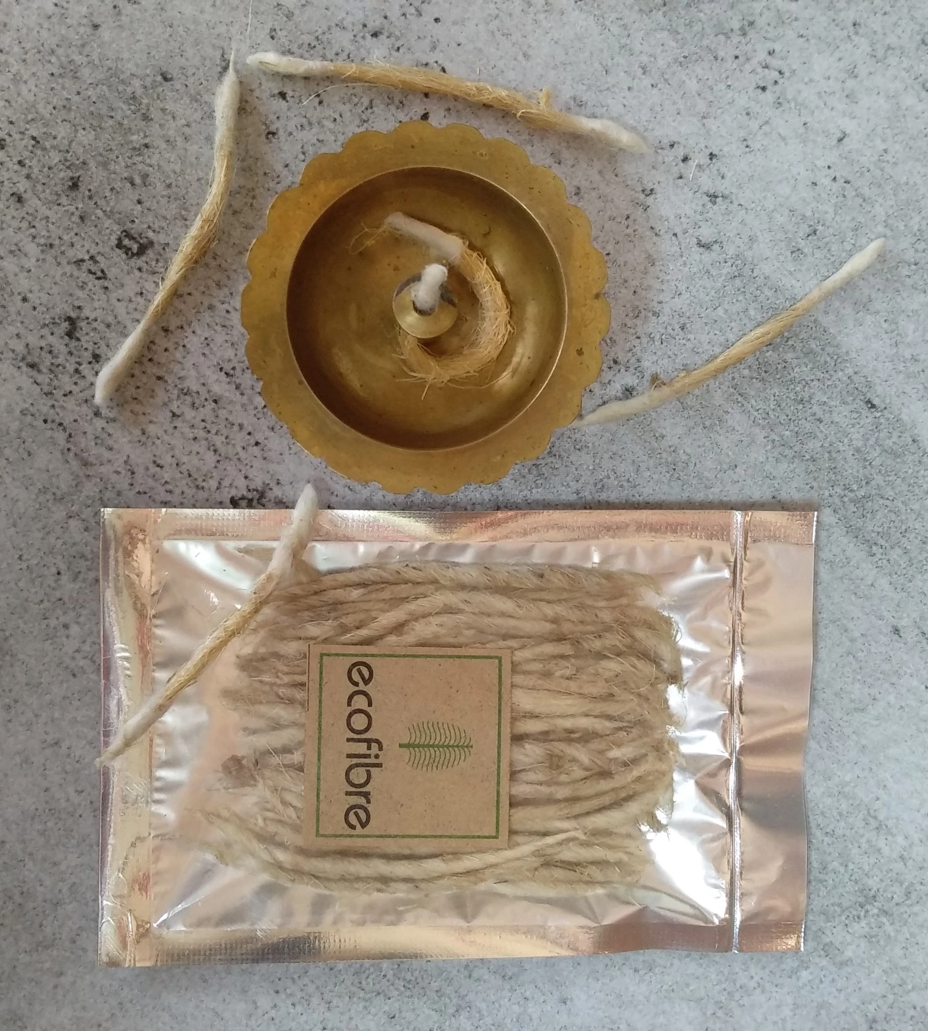 Banana Fibre Long Wicks (बाती) 30 pieces
