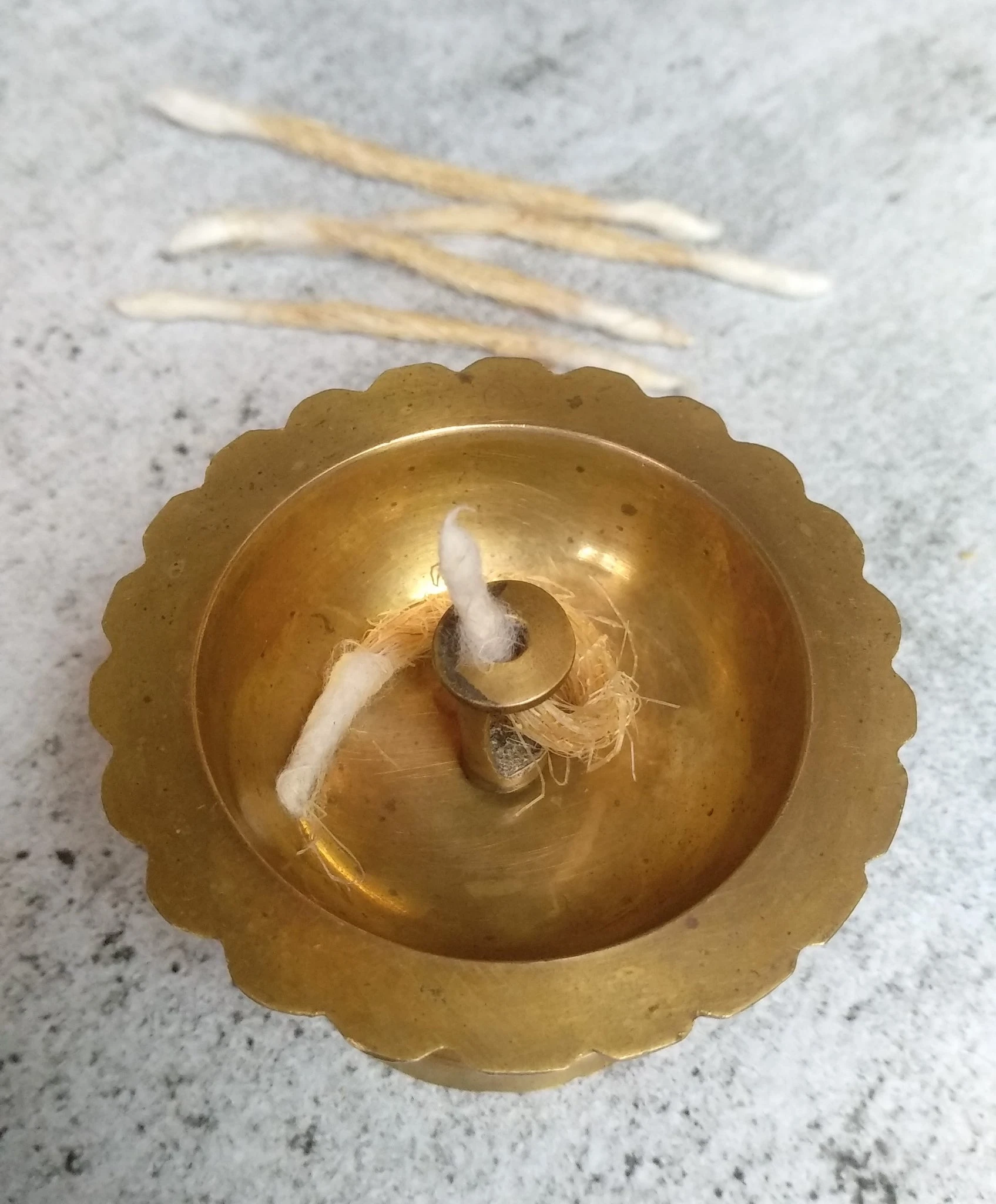 Banana Fibre Long Wicks (बाती) 30 pieces