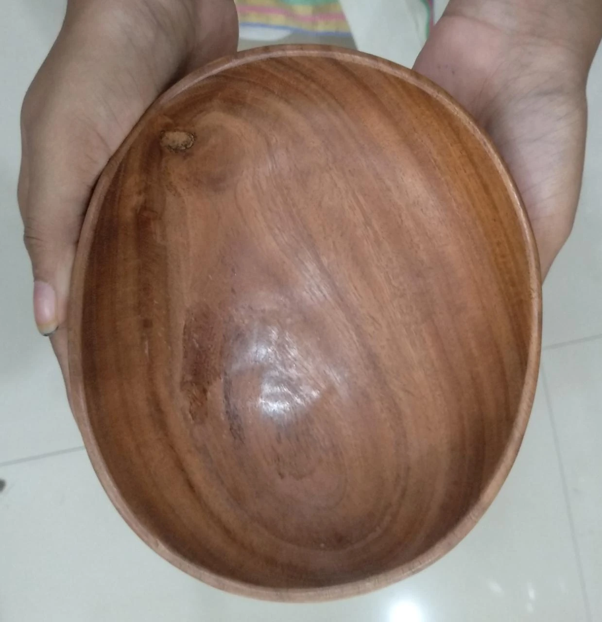 Hand Made Neem Bowl (Medium)