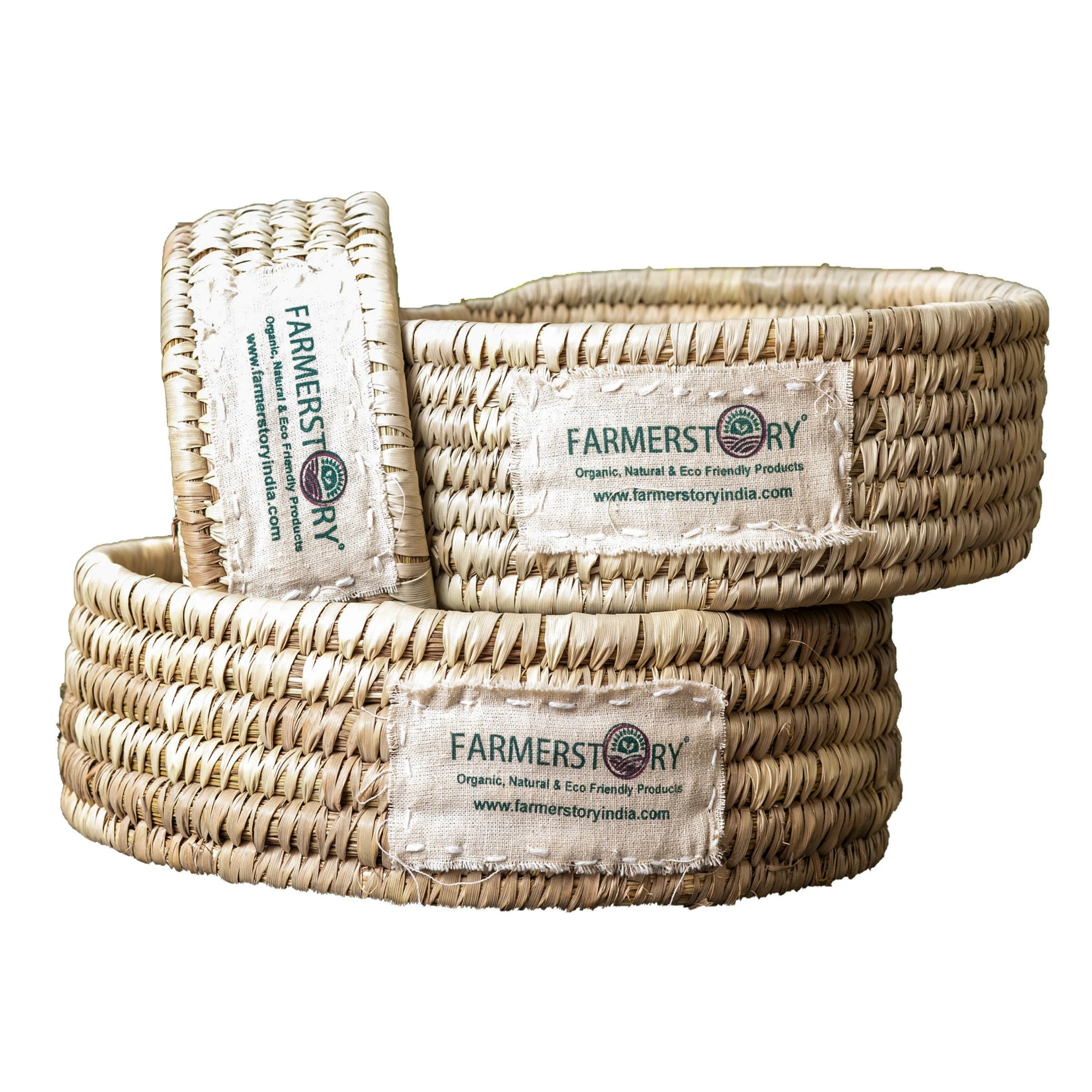 Sabai Grass Round Basket (3 combo)